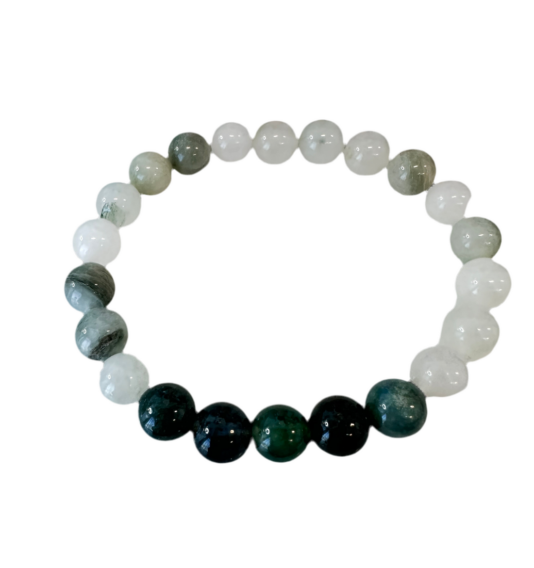 This 8 MM handmade beaded bracelet has been crafted using high-grade materials for a long-lasting wear. It is suitable for daily wear and can also be worn for special occasions.