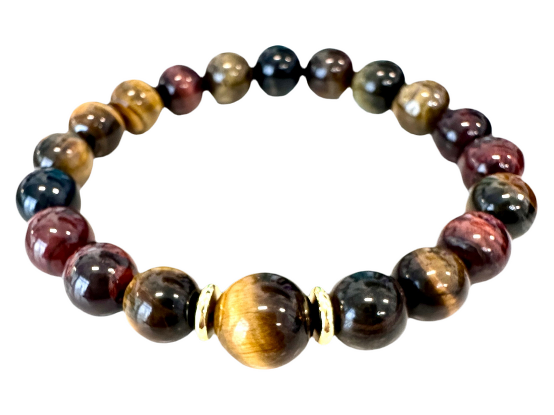 Tigers Eye stretch bracelet.