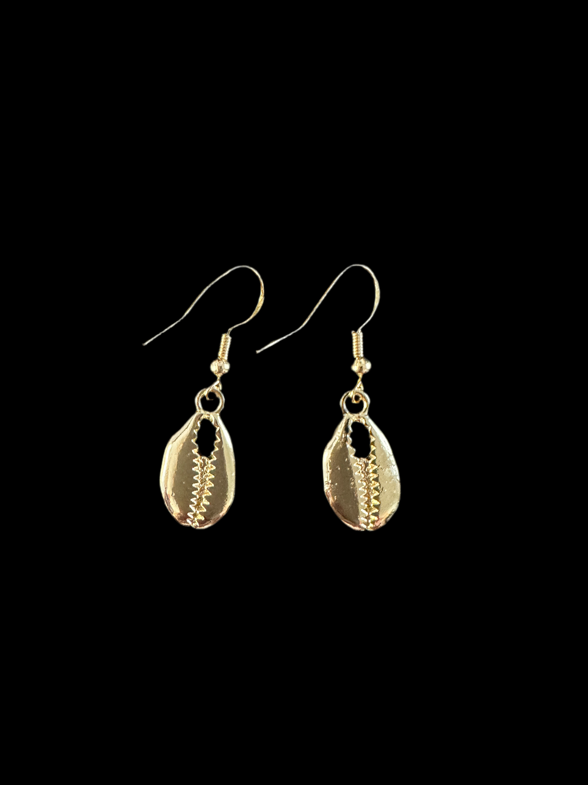 These handmade dangle earrings are plated with 14K gold, showcasing high-quality craftsmanship for a classic, enduring design - Creations by Rosa