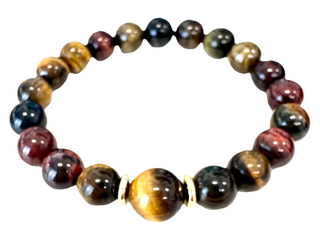 Tigers Eye stretch bracelet.