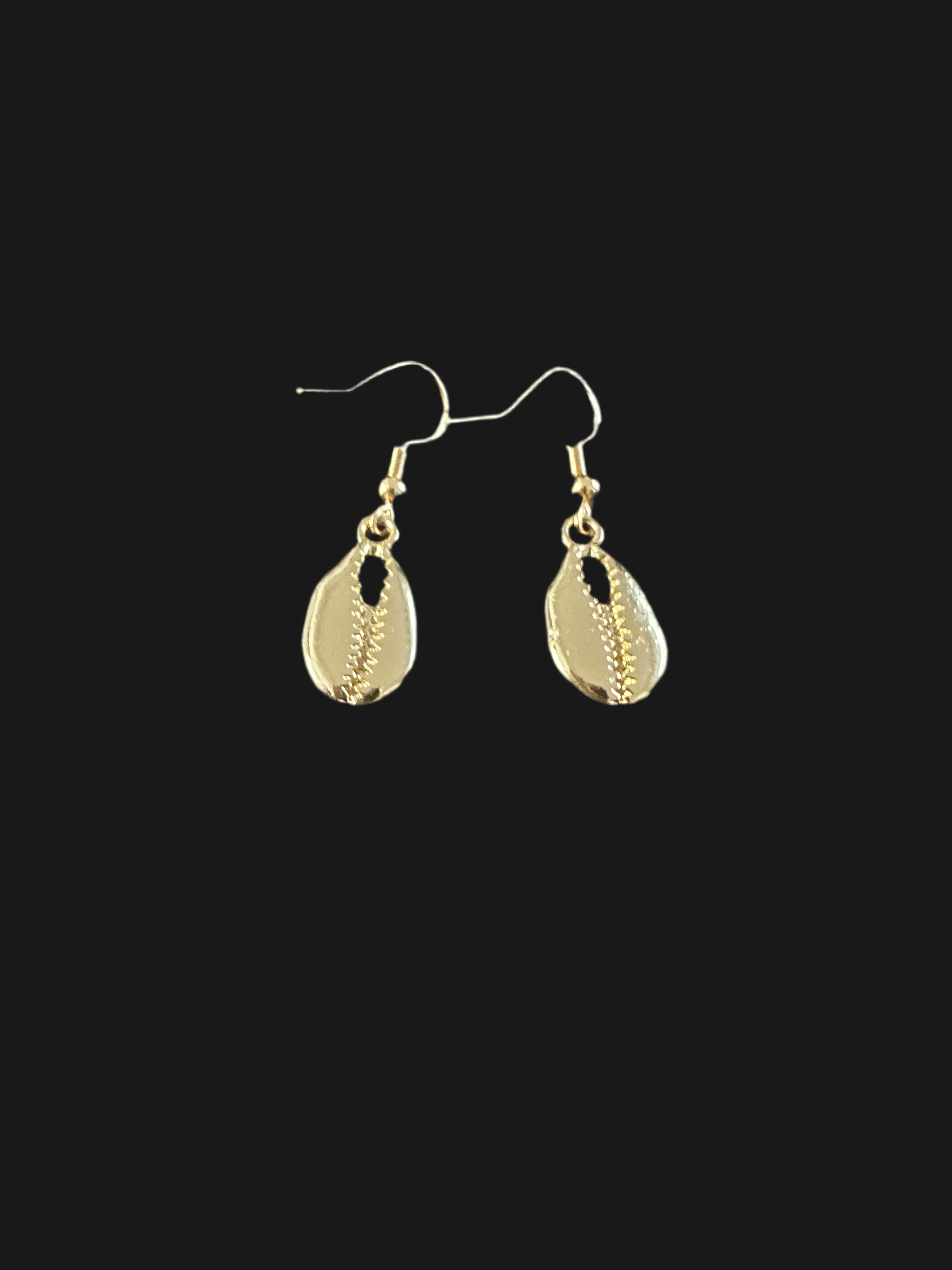 These handmade dangle earrings are plated with 14K gold, showcasing high-quality craftsmanship for a classic, enduring design - Creations by Rosa