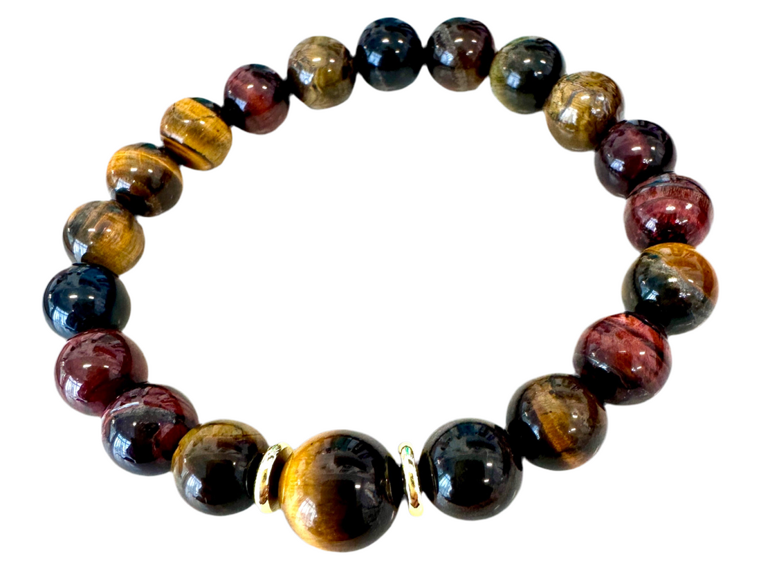 Tigers Eye stretch bracelet.