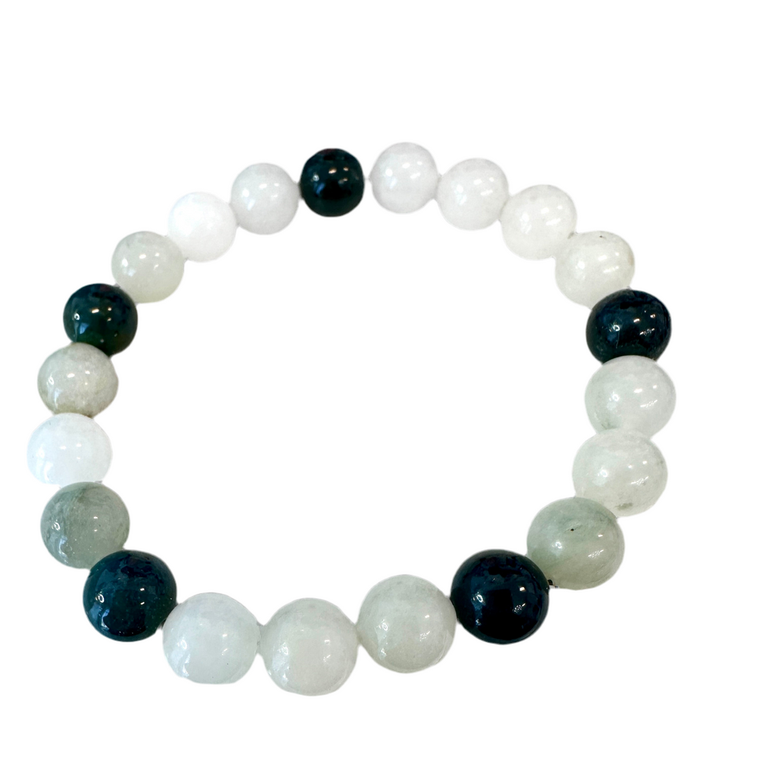 This 8 MM handmade beaded bracelet has been crafted using high-grade materials for a long-lasting wear. It is suitable for daily wear and can also be worn for special occasions.