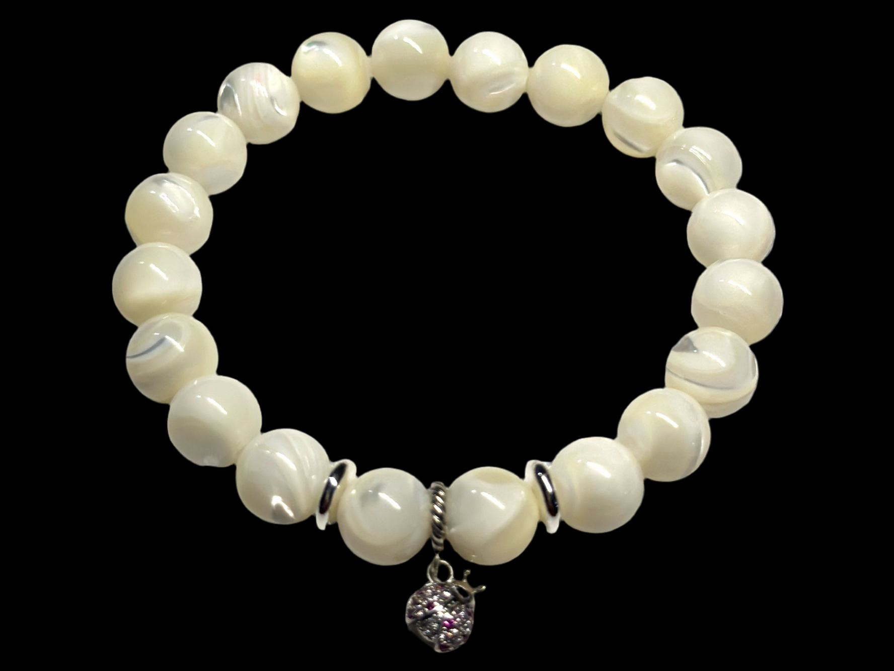 Mother of Pearl stretch bracelet