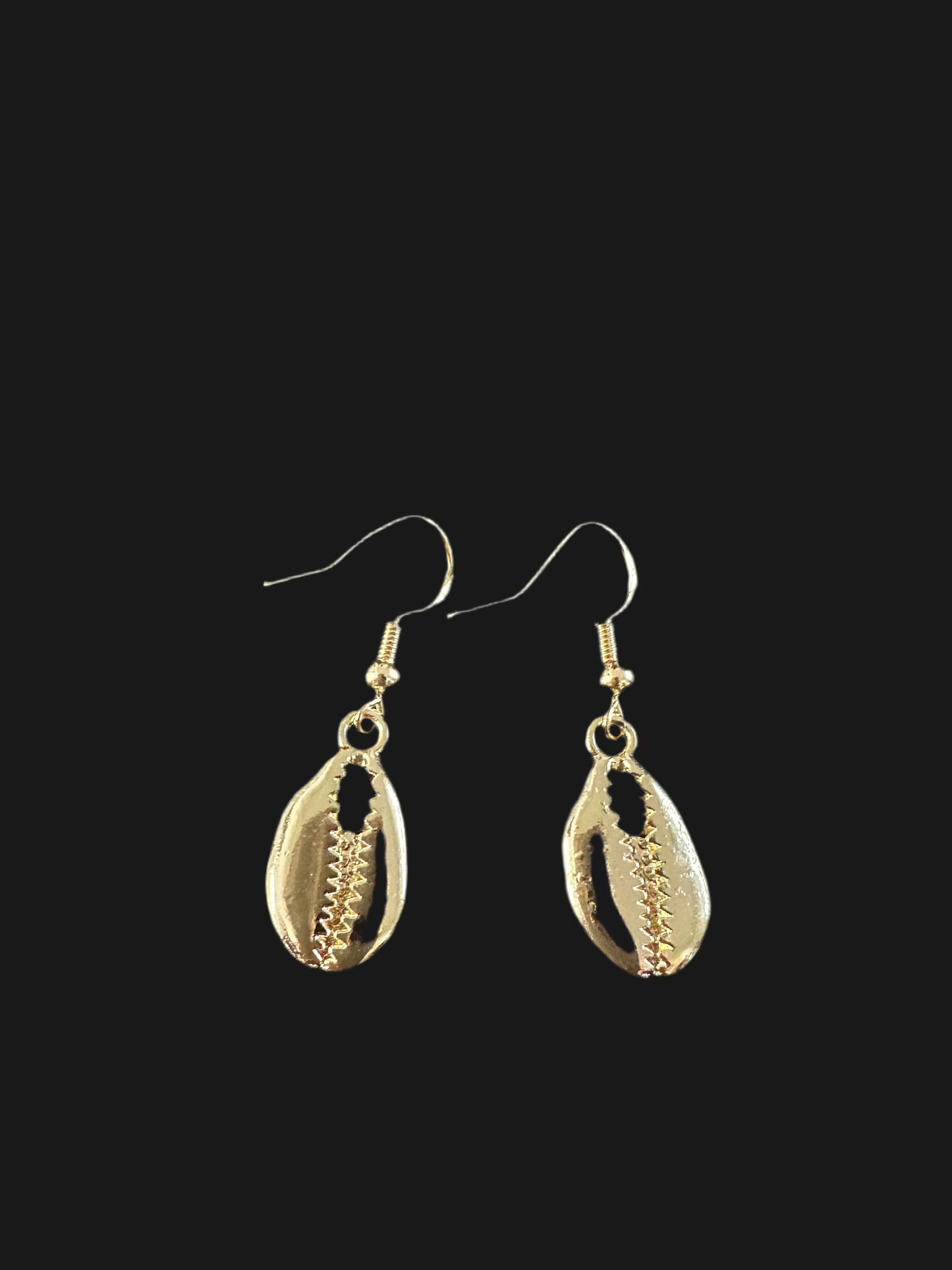 These handmade dangle earrings are plated with 14K gold, showcasing high-quality craftsmanship for a classic, enduring design - Creations by Rosa