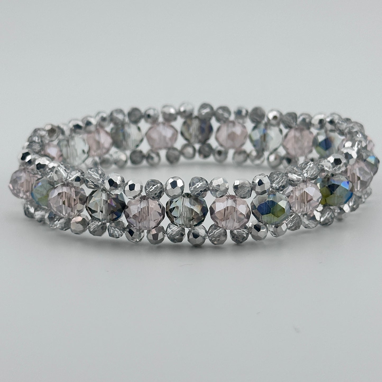 Three tier layer bracelet