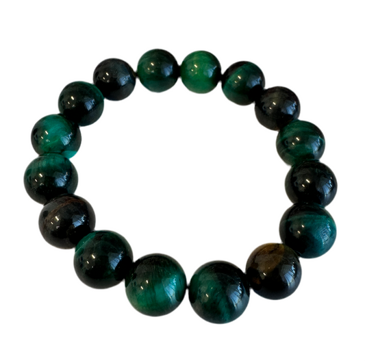 Green Tigers Eye Bracelet