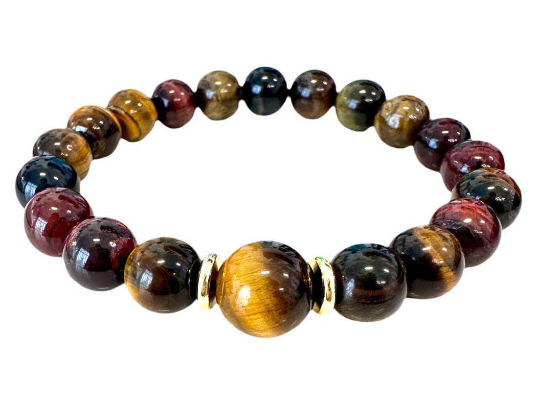 Tigers Eye stretch bracelet.